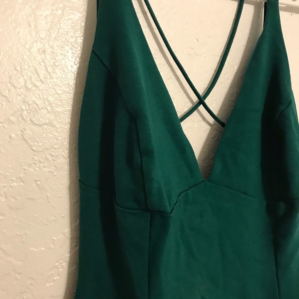 Green Lulus dress - Picture 2 of 4